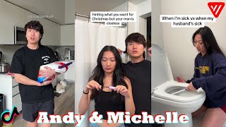 1 hour Andy and Michelle TikTok 2024  Funny Andy and Michelle TikTok Videos 2024 [upl. by Ursas]