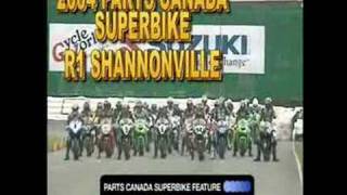 2004 PARTS CANADA SUPERBIKE CHAMPIONSHIP R1 SHANNONVILLE [upl. by Tratner]