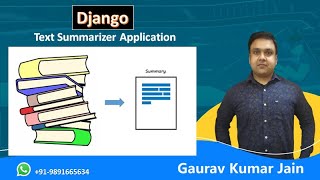 Django Text Summarizer App [upl. by Efioa]