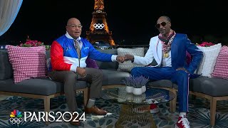 Snoop Dogg drops some news on Los Angeles 2028 Olympics  Paris Olympics  NBC Sports [upl. by Kermy23]