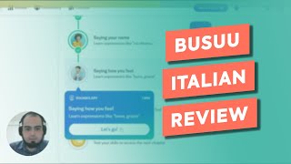 Busuu Italian Review How Effective Is It for Speaking Skills [upl. by Alyk]