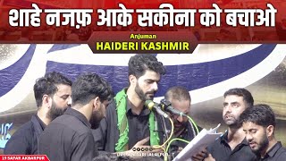 Shahe Najaf Aake Sakina Ko bachao Anjuman Haidery Kashmir  19 Safar Meeranpur Akbarpur [upl. by Nnairda]