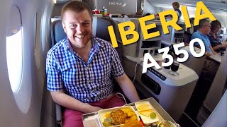 Flying IBERIA A350 Business Class my review [upl. by Xilef398]