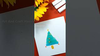 Christmas tree 🎄 art painting drawing asrm satisfiyingart [upl. by Cosme]