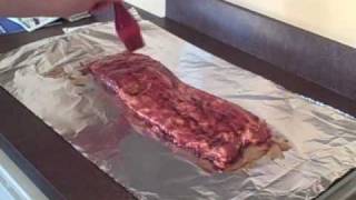 oven baked bbq ribs part 1 [upl. by Harac]