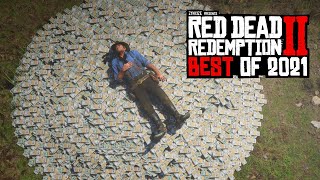 TOP 1000 FUNNIEST MOMENTS in Red Dead Redemption 2 Best of 2021 [upl. by Einuj452]