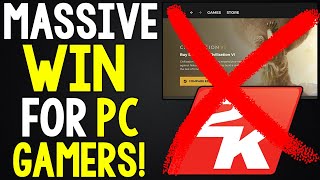 MASSIVE WIN For PC Gamers  3rd Party Launcher COMPLETELY REMOVED From STEAM [upl. by Annahsal]