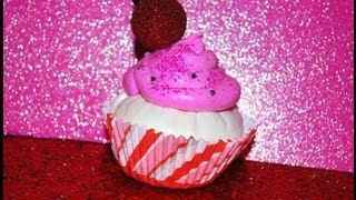 DIY Cupcake Ornaments How to make cupcake ornaments [upl. by Adlar]