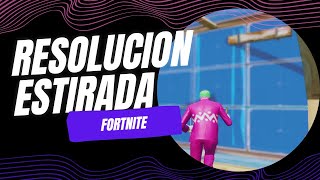 COMO PONER RESOLUCION ESTIRADA EN FORTNITE 2024  Delay  FPS 🔥✅ [upl. by Liris]