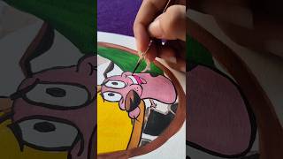 Courage the cowardly dog👀 artshorts drawing muriel courage sketch painting ideas reach [upl. by Yacano]