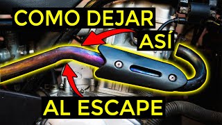 Cómo RESTAURAR ESCAPE de MOTO Y que quede ASÍ FACIL 🔥🔥 [upl. by Oilerua]