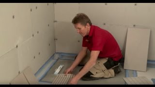 Installing a level access wetroom with a 300mm linear drain [upl. by Cordle]