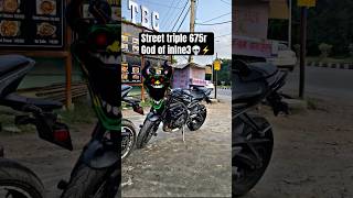 Street triple 675r🌪️💥 Vs Z900💀 shorts bike rider superbike viralshort [upl. by Draned]