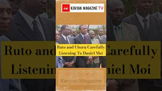 William Ruto and Uhuru Kenyatta listening keenly to President Moi in the year 2002 on January 25th [upl. by Garv]