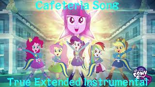 MLP Equestria Girls  Cafeteria Song  True Extended Instrumental Ver With Flashs Guitar [upl. by Shippee]