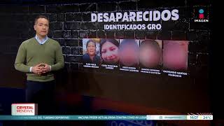 Esta es la lista de los desaparecidos en Chilapa  Noticias con Crystal Mendivil [upl. by Janot]