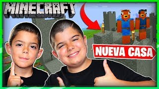 7 CREAMOS UNA NUEVA CASACASTILLO EN EL CIELO  EMPIEZA LA BATALLA EN MINECRAFT [upl. by Zendah]