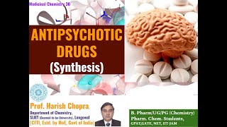 ANTIPSYCHOTIC DRUGS SYNTHESIS  Prepare for JEE NEET JAM NET [upl. by Suilenrac579]