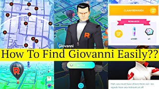 How To Find Giovanni In Pokemon Go 2023  Giovanni Super Rocket Radar  Giovanni Shadow Legendary [upl. by Audly917]