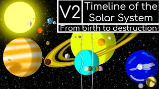 Timeline of the Solar System  VERSION 2 [upl. by Aelat693]