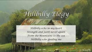 Hillbilly Elegy The Song [upl. by Netsirhk970]