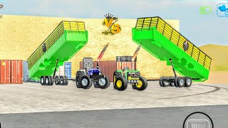 Farmtrack60 vs Johndeere5305 new modified tralla overload wait all rounder vehicles [upl. by Domash]