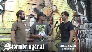 BARONESS Interview 2012 [upl. by Atinuahs]