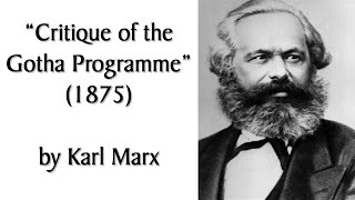 quotCritique of the Gotha Programquot 1875 by Marx with Foreword by Engels Audiobook  Discussion [upl. by Etam]