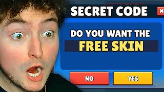 New SECRET CODE FREE SKIN in Stumble Guys [upl. by Asenab]