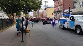 2021 Phillipsburg Halloween Parade  Phillipsburg High School Marching Band [upl. by Shiff344]