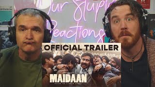 Maidaan Trailer  Ajay Devgn  Amit Sharma  Boney K  AR Rahman  REACTION [upl. by Singhal]