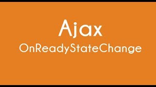 Learn Ajax in Arabic  5  OnReadyStateChange [upl. by Euqinim]