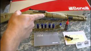 Benelli M4 Super 90 Tactical 12 Gauge Shotgun  Quick Unbox Review [upl. by Sturrock631]