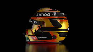 Stoffel Vandoorne 2018 Helmet [upl. by Hanfurd]