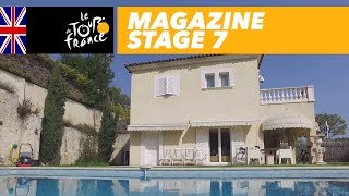 Magazine  Discover Team Skys House with Chris Froome  Stage 7  Tour de France 2017 [upl. by Maon]