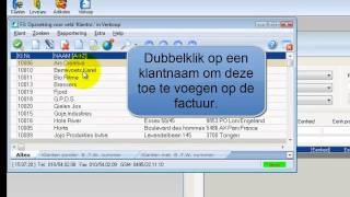 WinFakt video  Facturen maken basis [upl. by Ecinhoj]