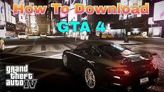 How to download gta 4 in pc free easily download gta 4 for free in pclaptop  By  Gamingistan [upl. by Ettesil]