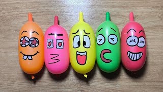 Making Slime with Funny Balloons Satisfying Slime VideosMaking Slime with Funny Balloons [upl. by Philine68]