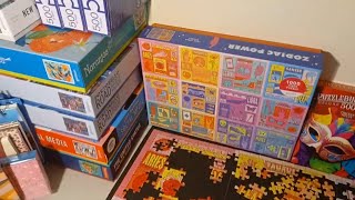 PUZZLE update1000 piece puzzle I explain how I am going to address it DollarTree  galison [upl. by Woolson]