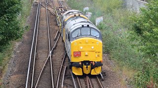 37901  37407 at Crowbridge Road footbridge Ashford [upl. by Nylak]