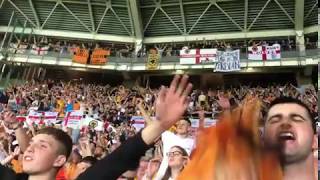 Wolves fans belt out Raúl Jiménez song vs Torino SI SENOR [upl. by Trudie760]