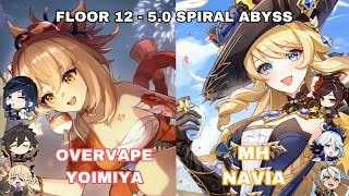 Overvape Yoimiya C0R1 amp MH Navia C0R1  50 Spiral Abyss [upl. by Adihsar]