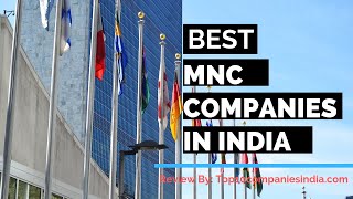 Top 10 Multinational Companies In India  MNC Companies In India [upl. by Anelhtac]