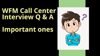 WFM Interview Questions and Answers💥 Must Know  Call Center Occupancy  Forecasting  Techno49 [upl. by Imer]