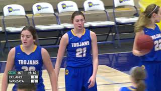 Delano vs Wayzata Girls High School Basketball [upl. by Alexio365]