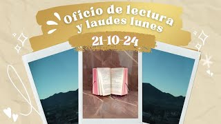 OFICIO DE LECTURA HOY LUNES 21 DE OCTUBRE 2024 [upl. by Shifrah]