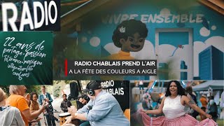 RADIO CHABLAIS PREND LAIR A LA FETE DES COULEURS [upl. by Urion]