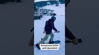 Snowboard 2024 with QuickSett  snowboarding new snowboard snow [upl. by Pump624]