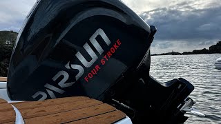 All new Parsun 40hp 4 stroke EFI outboard engine review [upl. by Ialda]