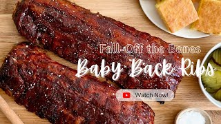 Easy FallOff The Bone Oven Baked Baby Back Ribs So Tender and Juicy with Just 5 Ingredients [upl. by Nichani]